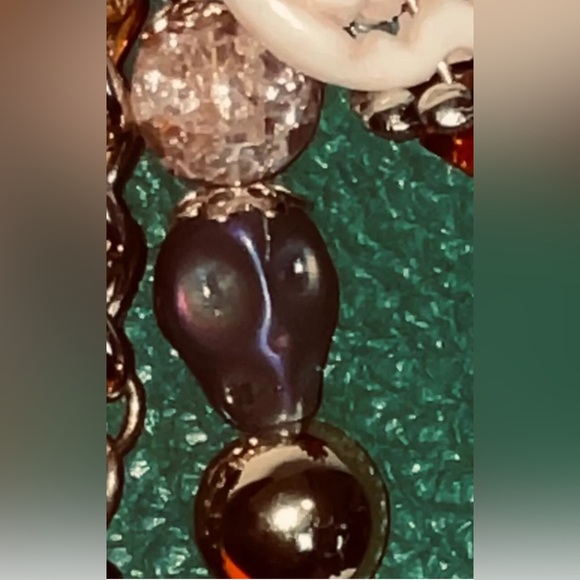 ORIGINAL Pumpkin Candy Corn Alien Skull Handbag Jewelry Halloween Bag Charm NEW - Picture 11 of 13